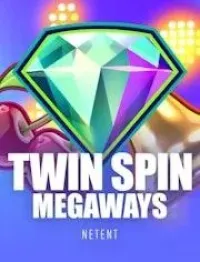 twin spin megaways slot logo